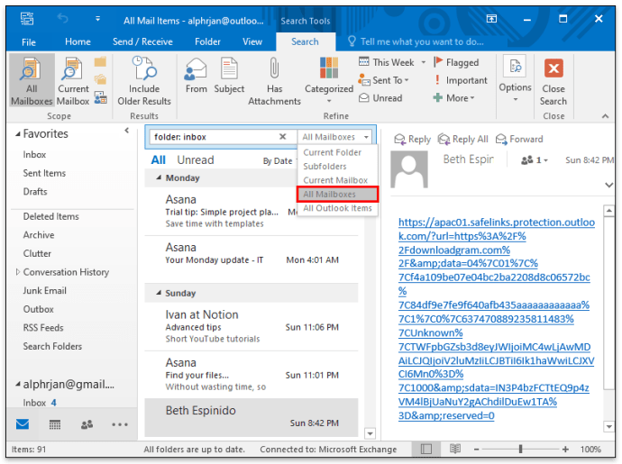 Descubre cómo ver todos los correos en Outlook