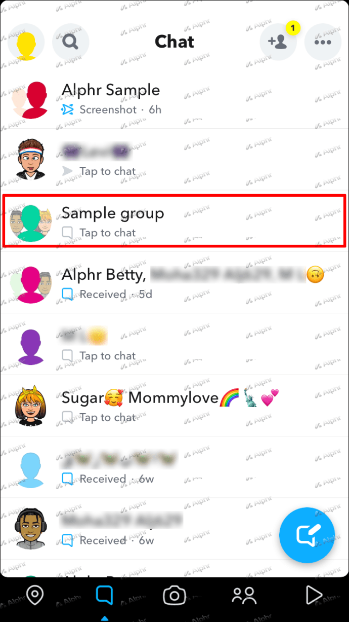 Enviar mensaje de voz en Snapchat