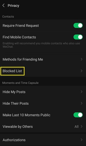 Cómo controlar el acceso de contactos en WeChat