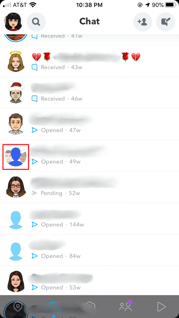 ¿Notifica Snapchat si sales de un grupo?